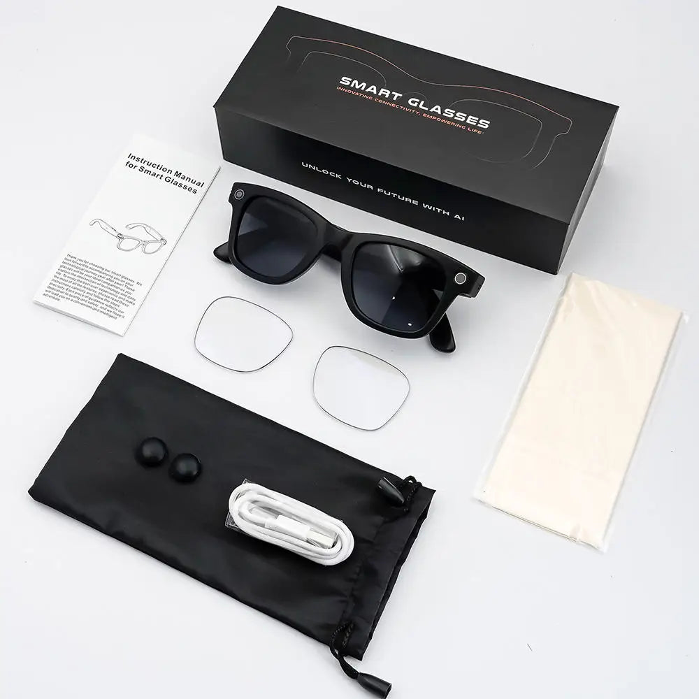 SANVNET GS4 MAX Smart Eyewear 8MP Camera Sunglasses With AI