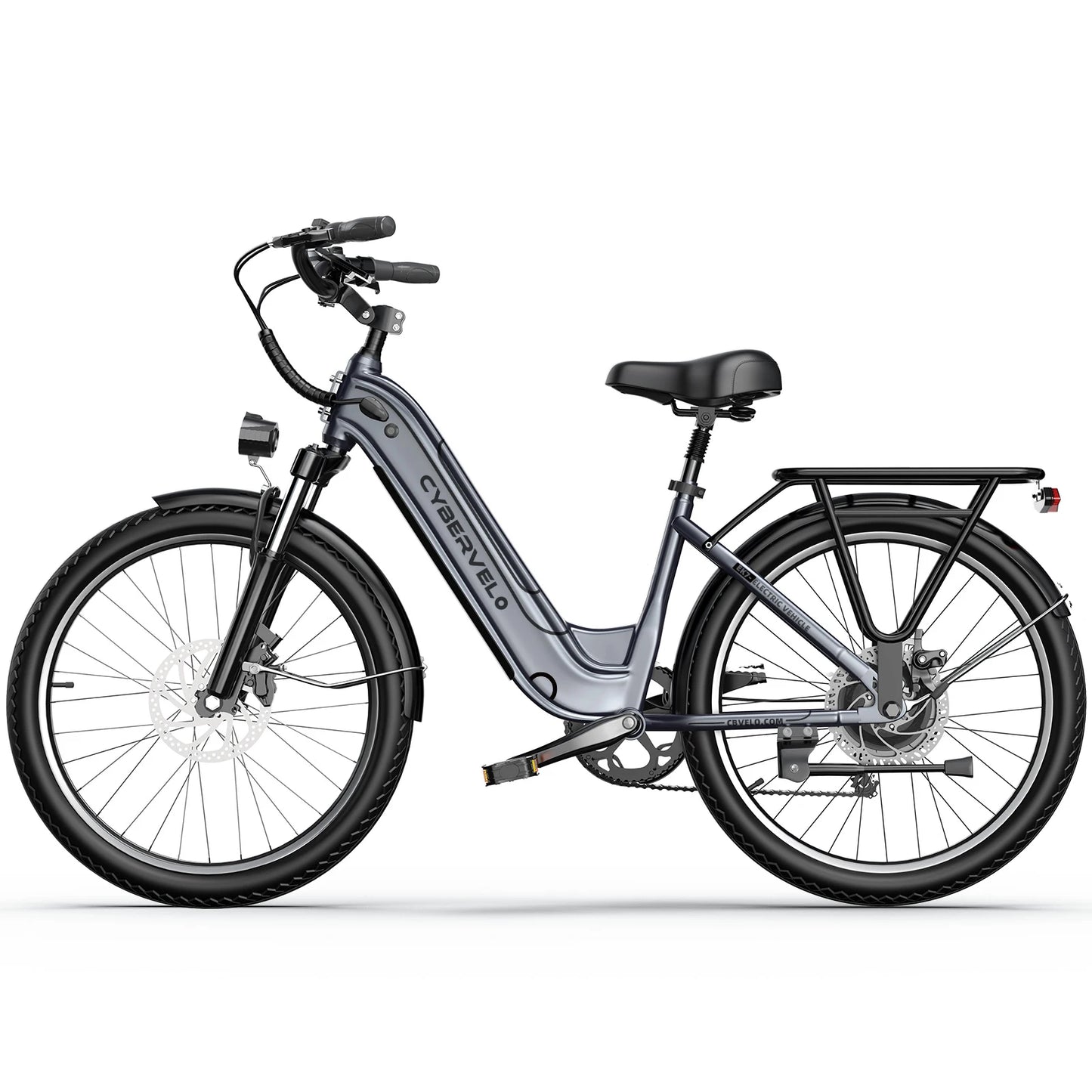 Cybervelo EK7 1000W 48V 25Ah Long Range Electric Bike