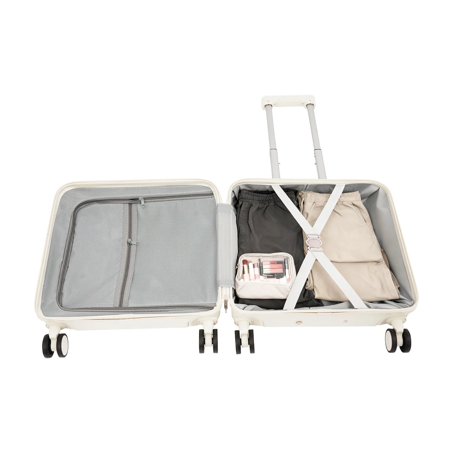 Bymaocar Cabin Luggage With Front Compartment And USB Port