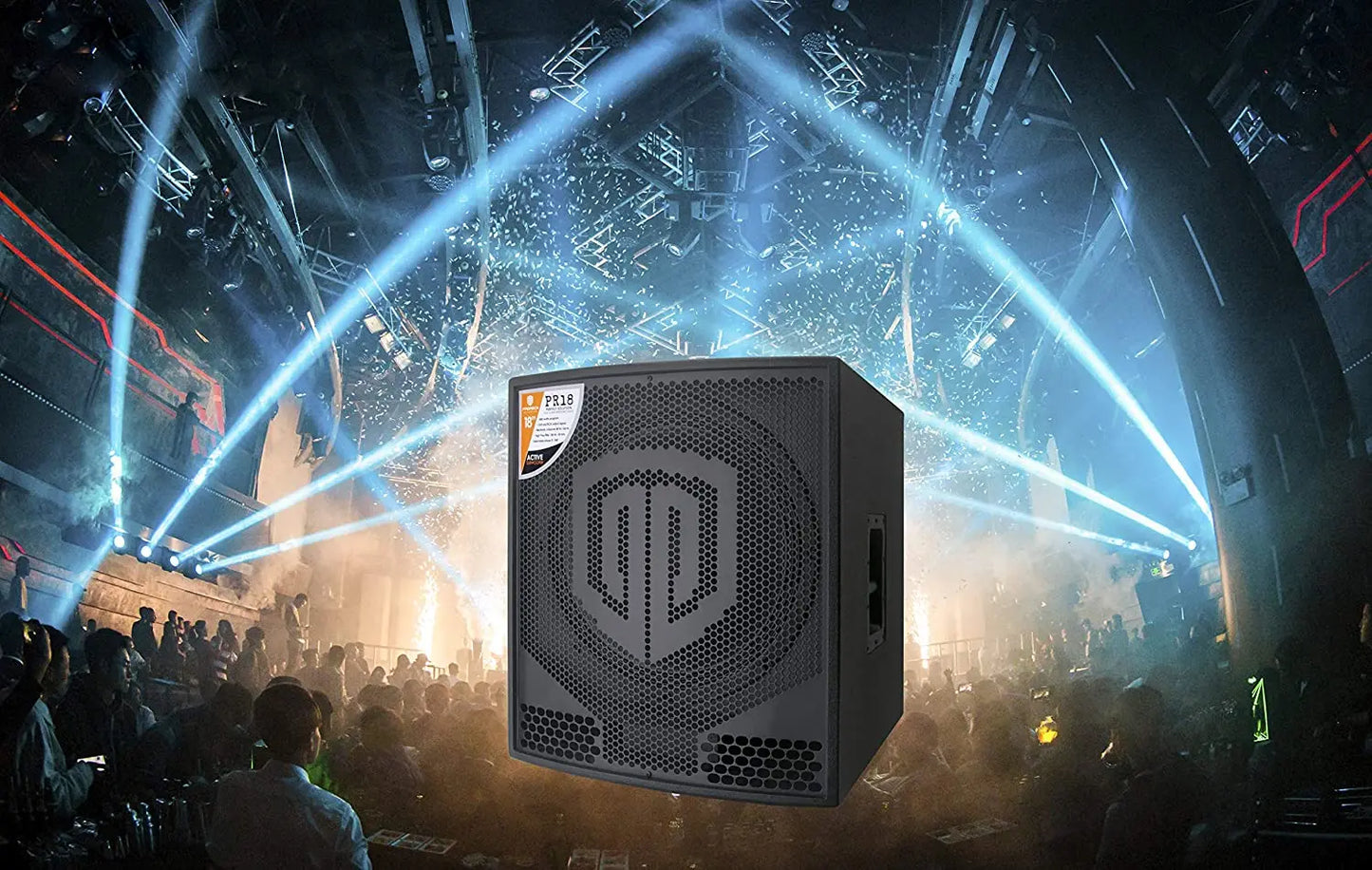 PRORECK PR18 Powered Subwoofer 2000W PMPO DJ PA Loudspeaker