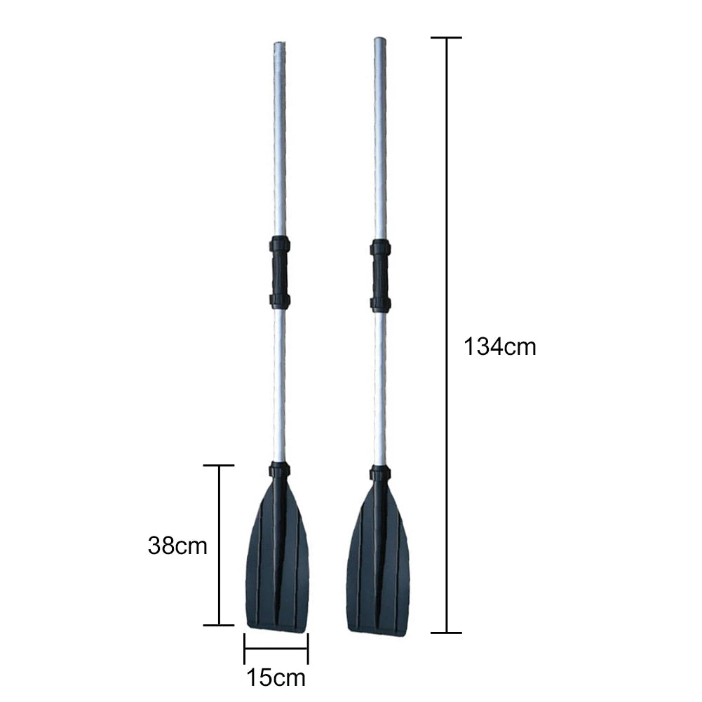 Shunmaii 2 Pack Aluminum Kayak Paddle Oar Detachable Blade Ultralight 320g Durable Stand Up Paddle For Surfing