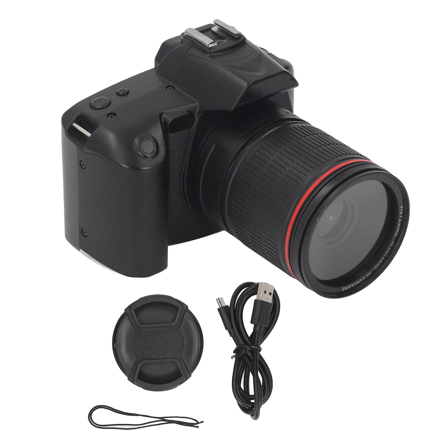 Digital Wireless Dual Cameras Camcorder With 4K 64MP Night Vision