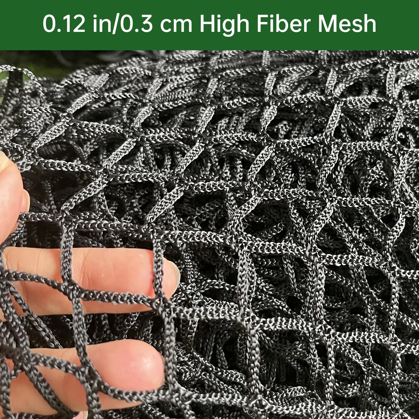 Golf Practice Net 10x10x10ft Portable Hitting Cage with Double Layer Wear Resistant Netting for Backyard Golf Training