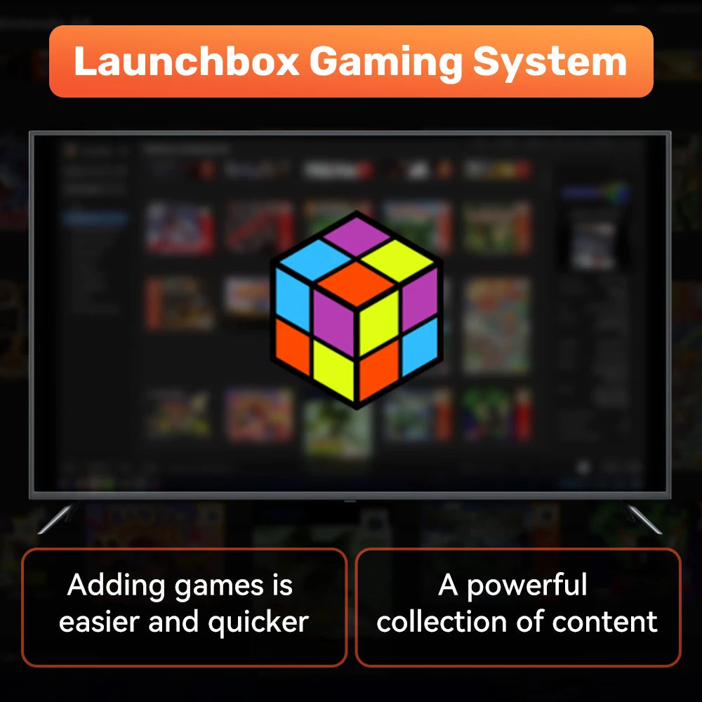 JMachen Launchbox 500GB Gaming Emulator For PS4 Switch PS3 PS2 Wii U