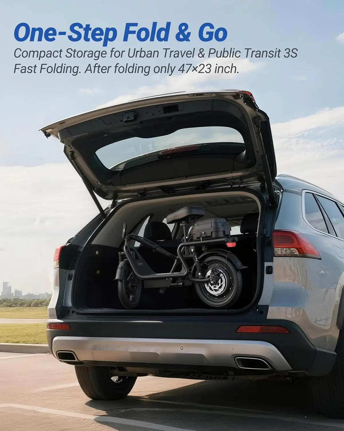 AOVOPRO Electric Scooter For Adults 500W Dual Suspension Folding With 14 Inch Tires 22 MPH Speed 28 Mile Range