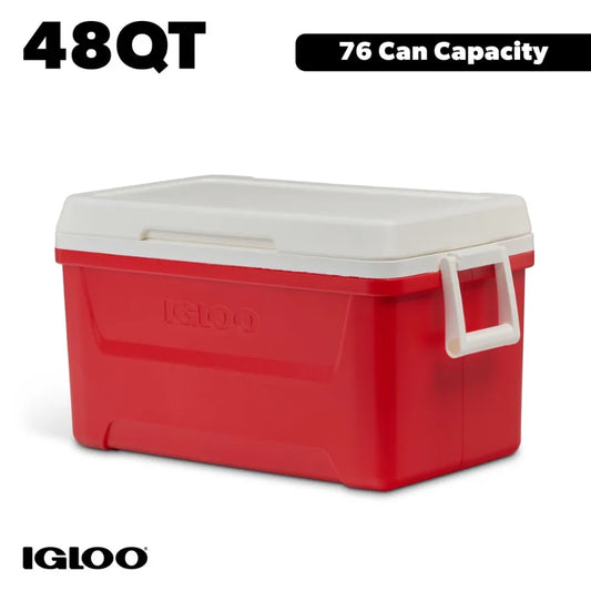 Hard Sided Ice Chest Cooler For Outdoor Picnics And Camping