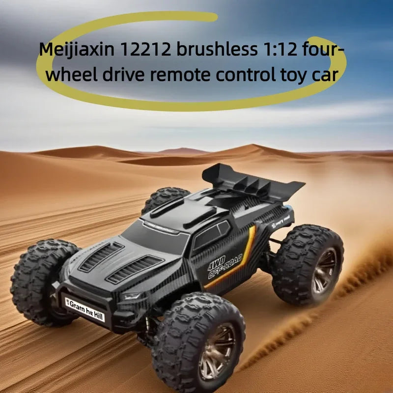 Jyscend 1 12 Remote Control Car 58kmh Four Wheel Drive Brushless High Speed Monster Truck Gift For Adults And Kids