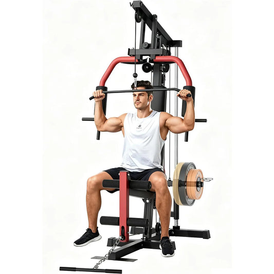 HiMISS Five In One Home Gym Full Body Workout Machine