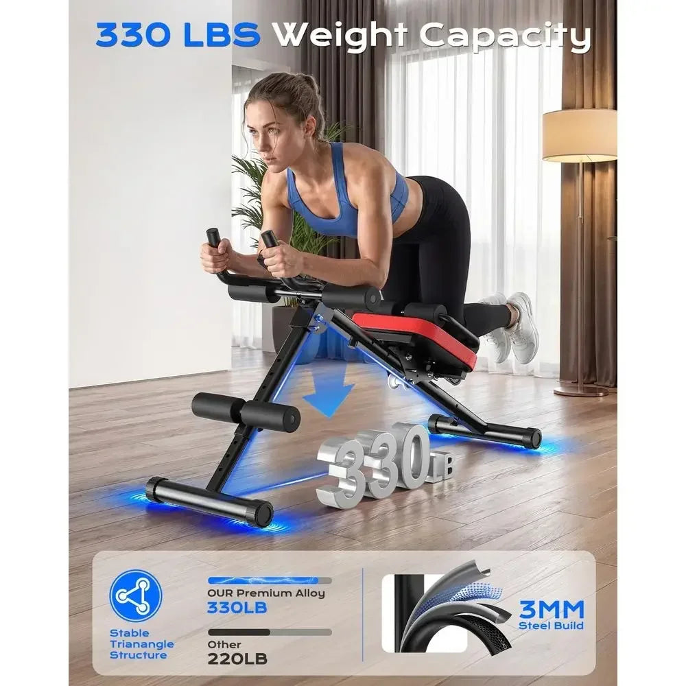 Adjustable Foldable Ab Bench For Core Strength Training
