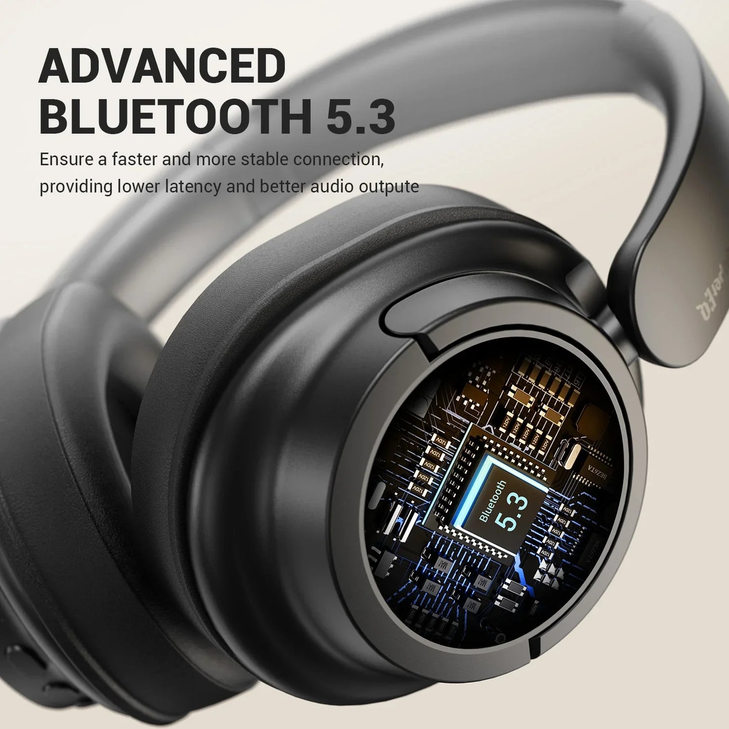 Oneodio SuperEQ V16 Wireless Bluetooth Over Ear Headphones With Mic