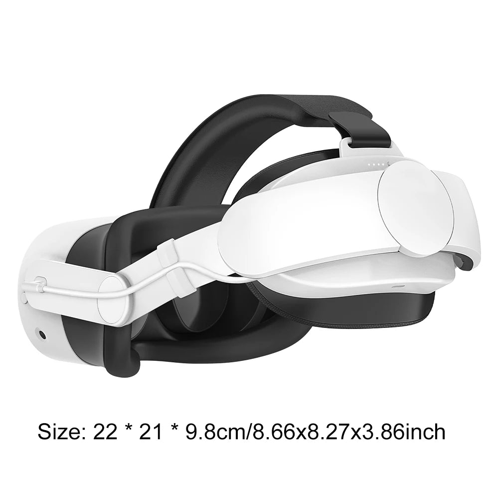 APWIKOGER Adjustable Head Strap 6000mAh Battery for Meta Quest 3S