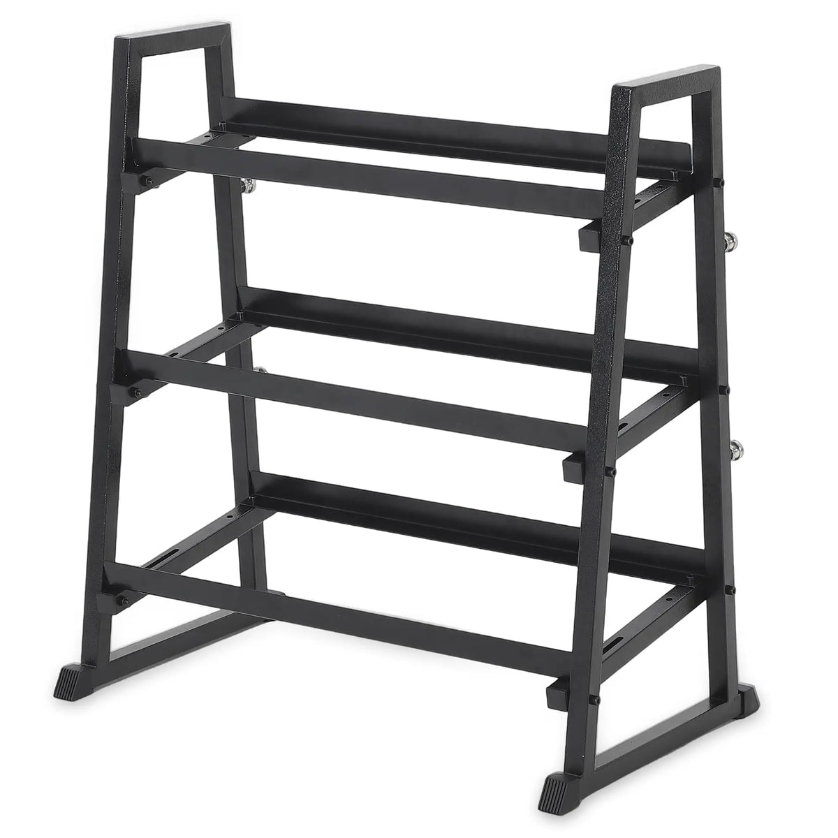 Dumbbell Rack 3 Tier Weight Rack For Home Gym Trapezoidal Frame And H Frame Weight Stand For Dumbbells Kettlebells And Weight Plates 1300 LBS Capacity