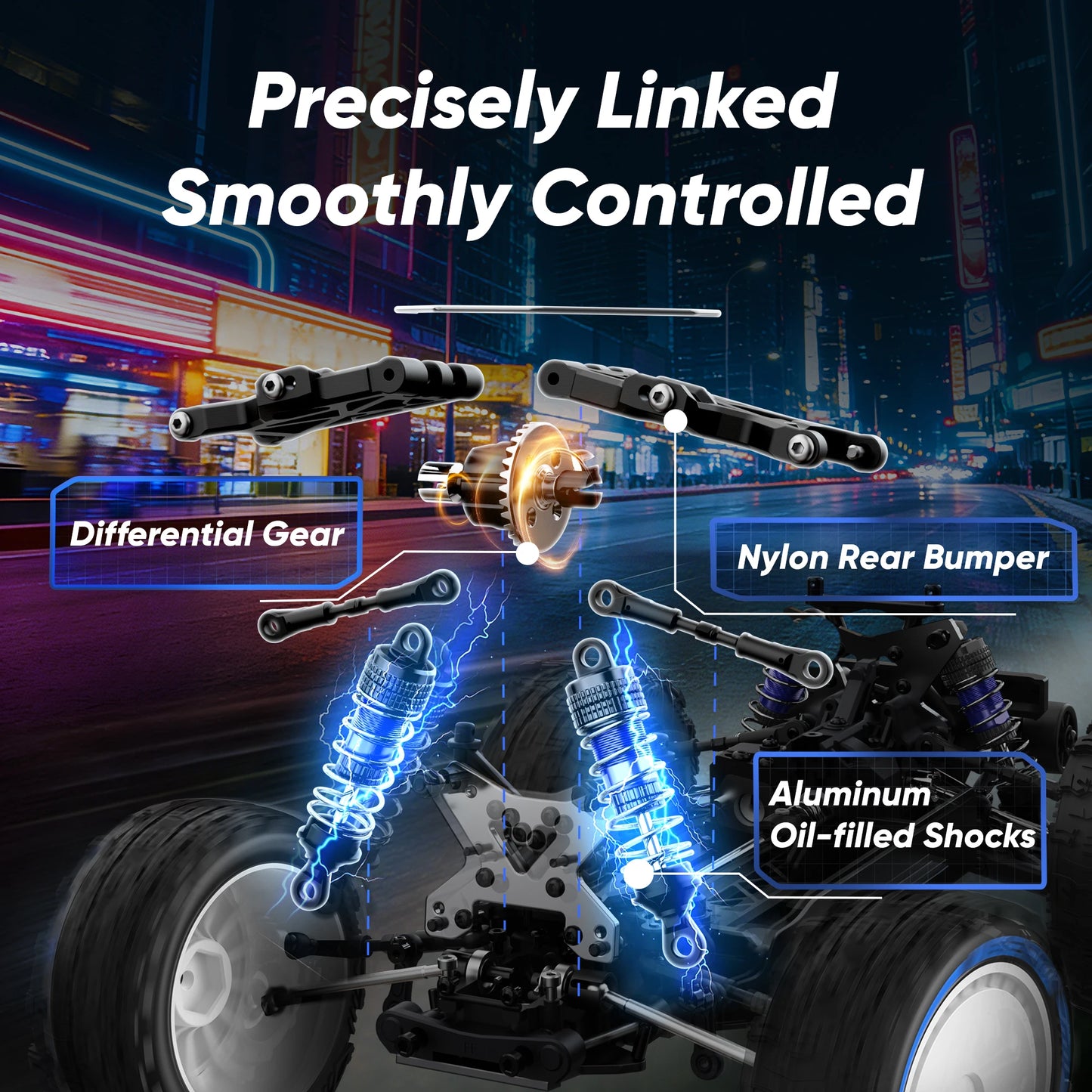 JIUSI WB 12 Pro 1/12 Brushless RC Car For Adults 50 MPH Off Road 4X4 RTR All Terrain Buggy