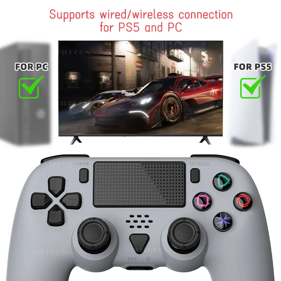 VILCORN Wireless Gamepad For PS5 DualSense Bluetooth Controller