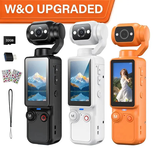 W&O Portable 1MP Camera With 4K Video And 16x Zoom