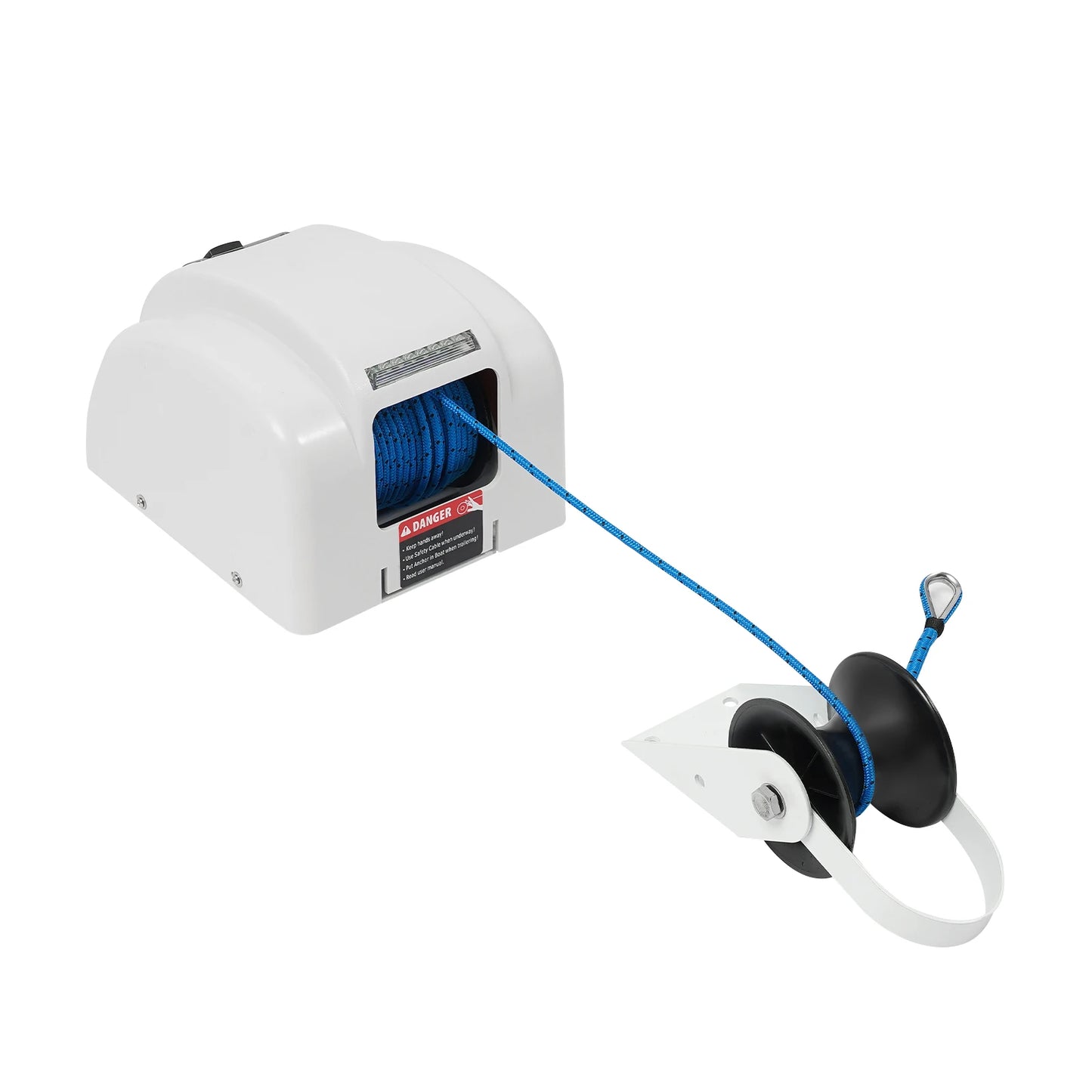 Electric Boat Anchor Winch 12V Windlass Kit With Remote Control