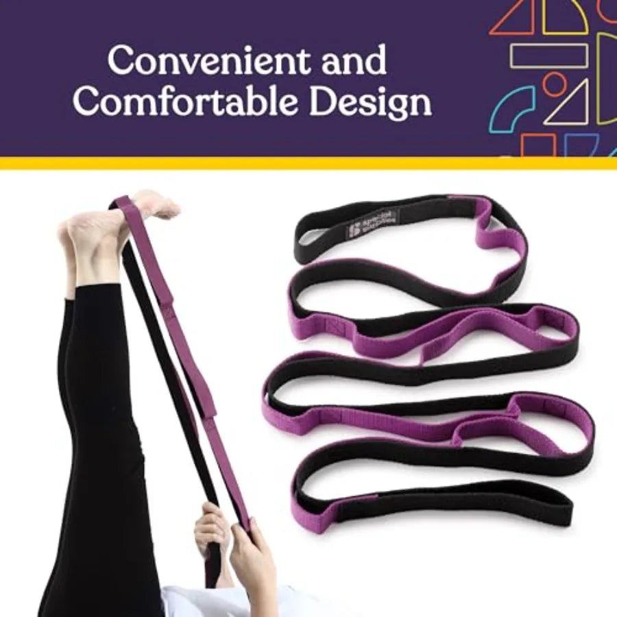 Premium Durable Yoga Strap For Stretching And Flexibility Training