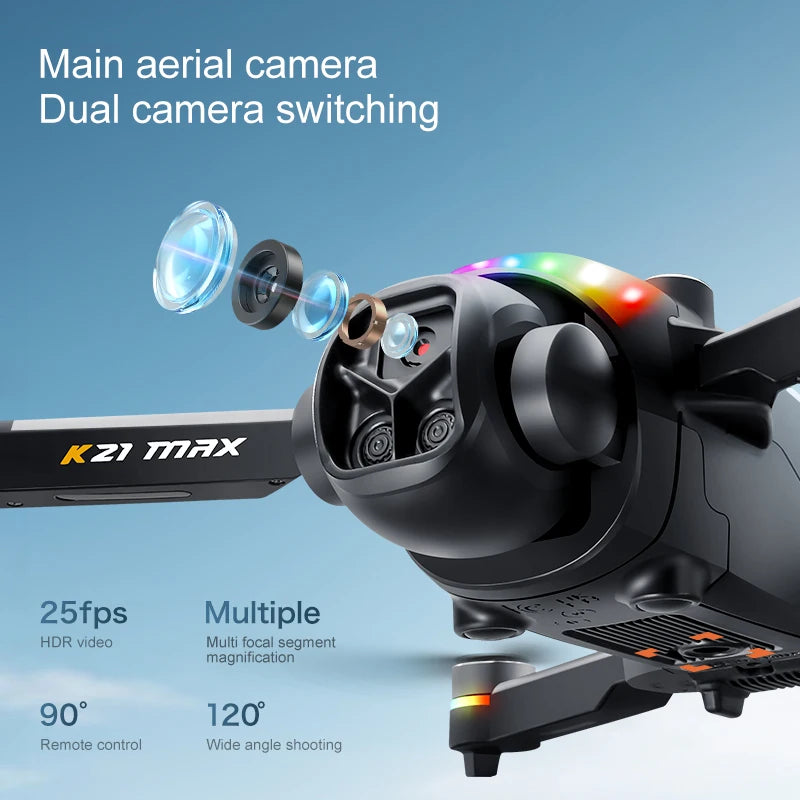 Max FPV Drone With 4.3 Inch Built In Screen No Phone Required Remote Controller For Beginners And Adults