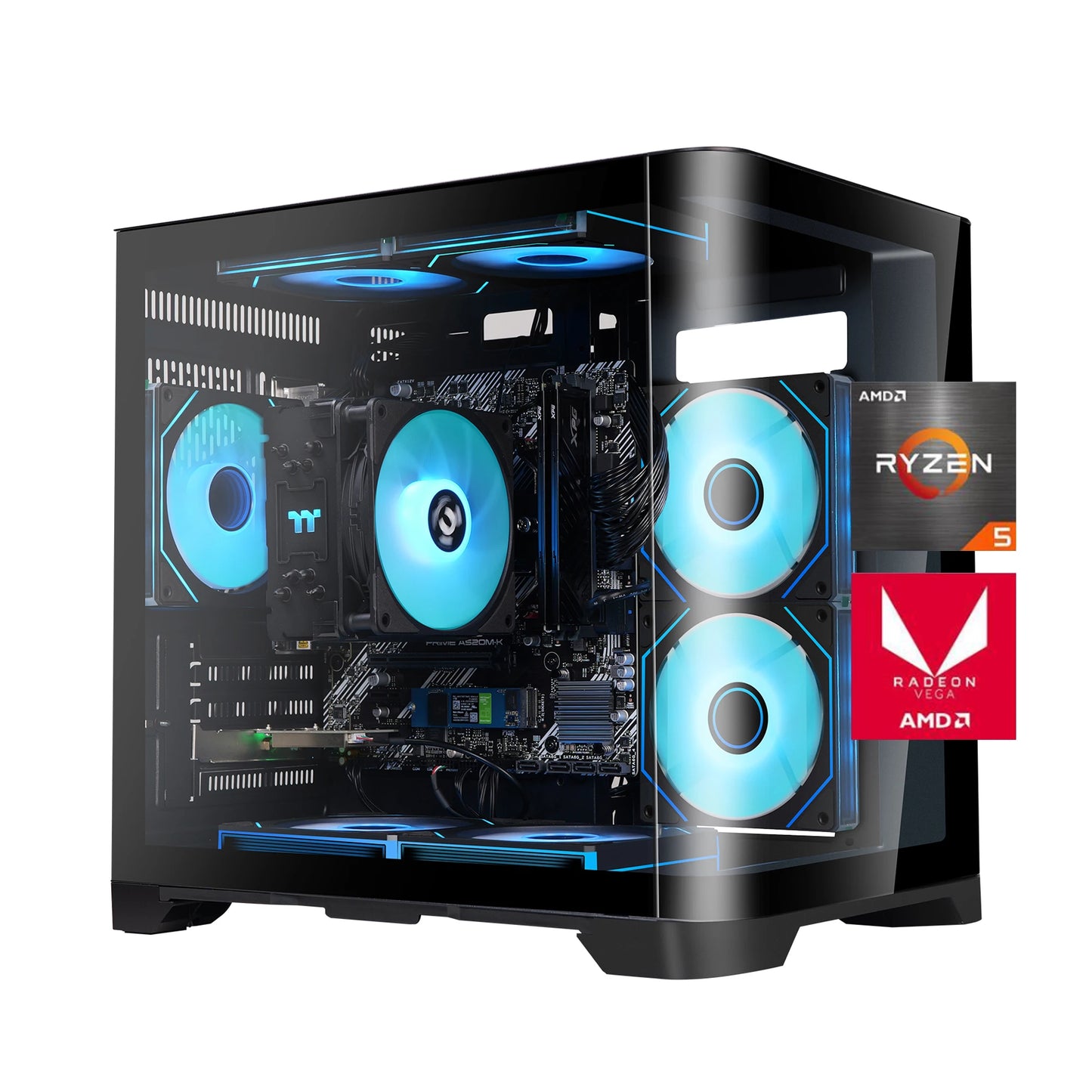 Yeah Magic AMD Ryzen 5 5600GT Gaming Desktop 16GB DDR4 1TB NVMe ARGB