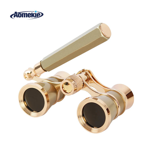 Opera Glasses Theater Binoculars With Foldable Extendable Handle