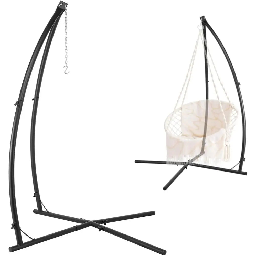 Heavy Duty Steel Hammock Swing Stand With Buckle And Hook