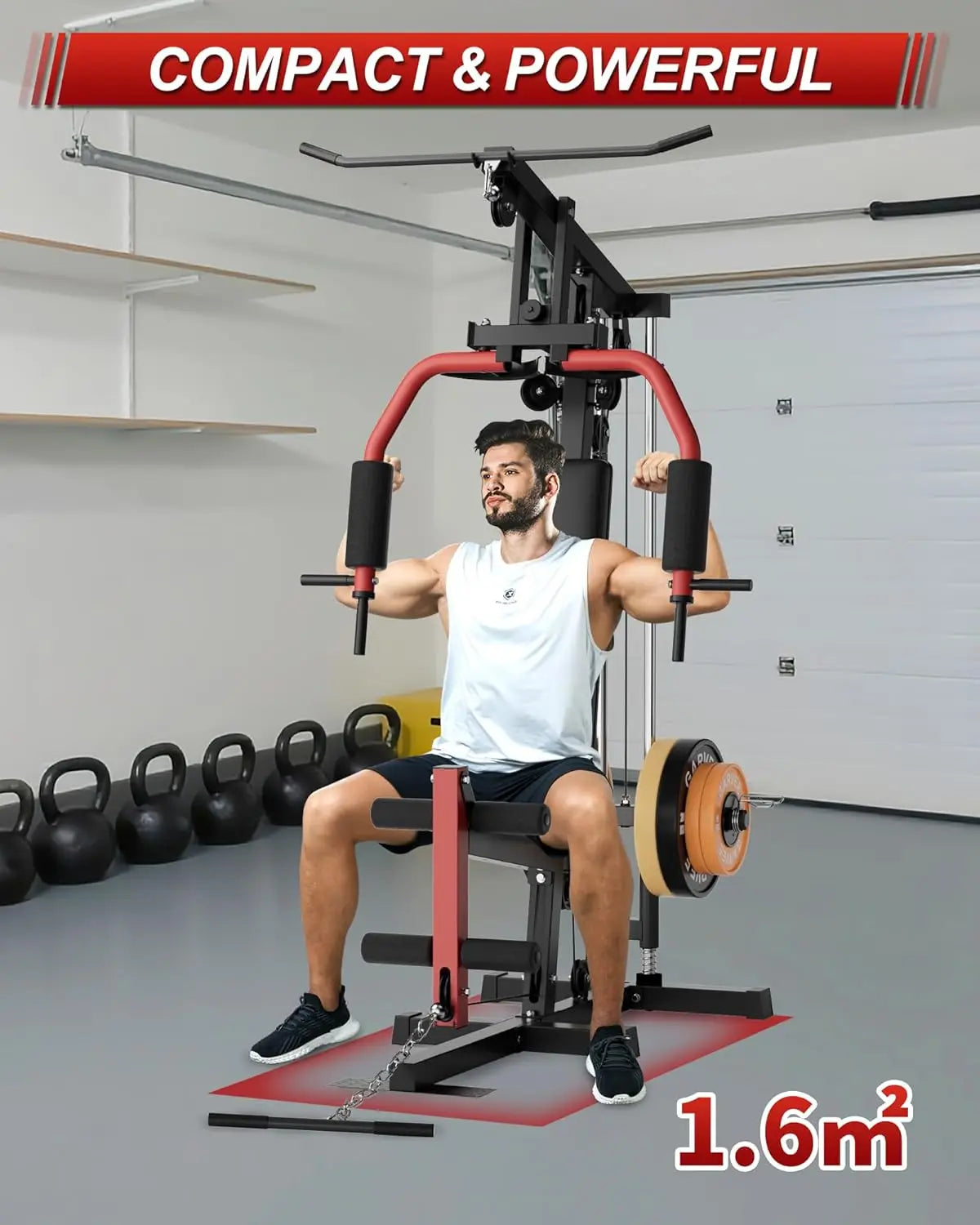 HiMISS Five In One Home Gym Full Body Workout Machine
