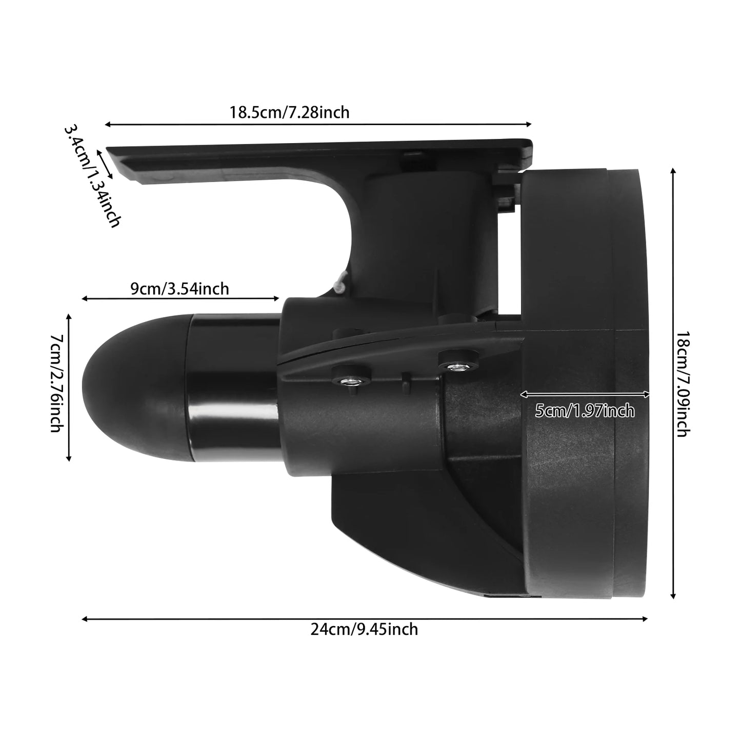 Powerful 200Kg Thrust Underwater Thruster Engine For SUP Paddle Boards Professional Propulsion
