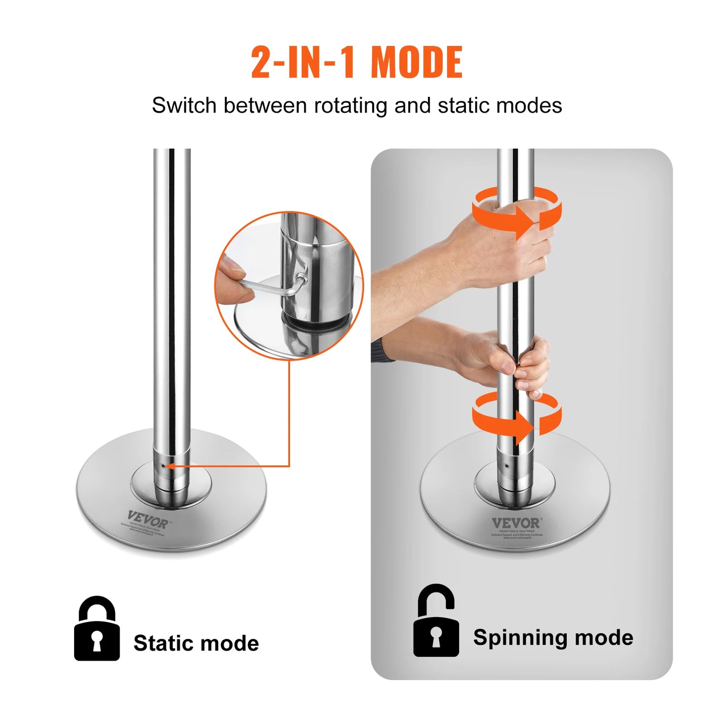 SucceBuy Professional Dancing Pole For Fitness Strength Training