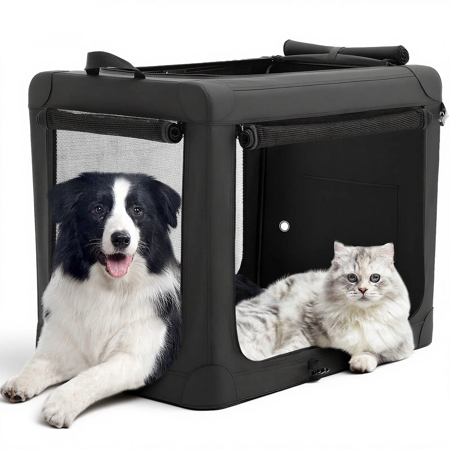 JHK Foldable Soft Dog Crate Portable Pet Kennel For Dogs