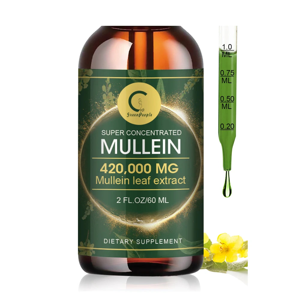 MINCH Mullein Drops for Lung Health and Immune Respiratory Support