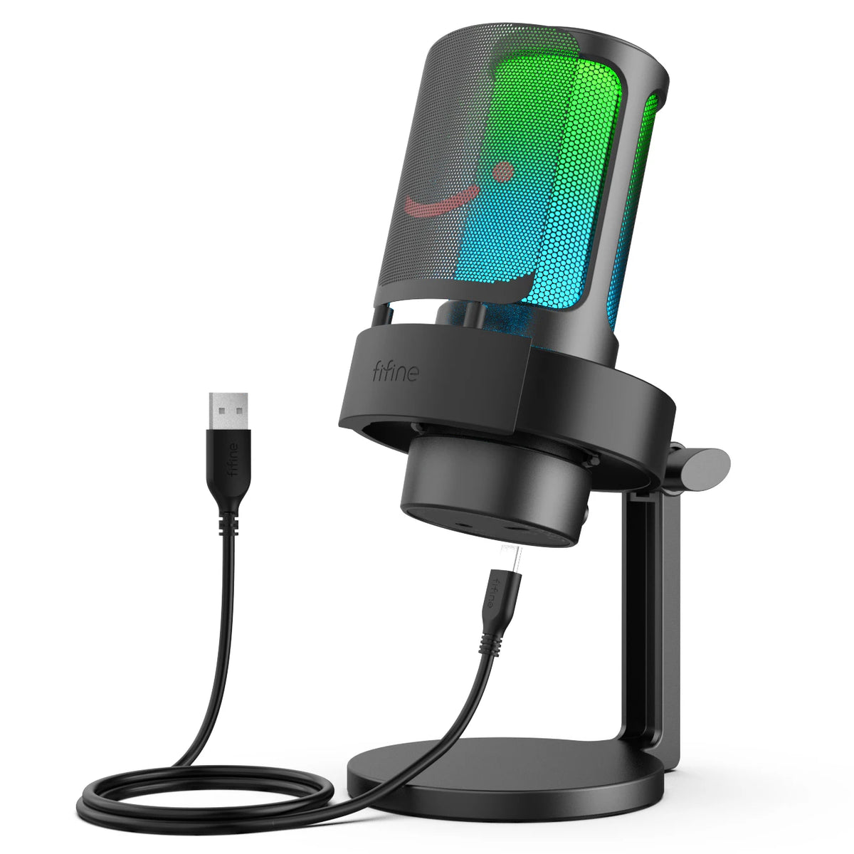 FIFINE USB Microphone for Recording and Streaming with Touch Mute