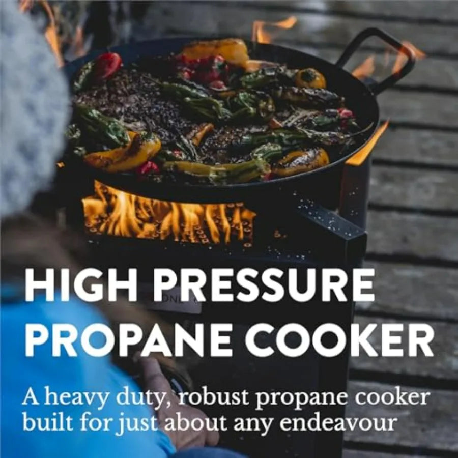 Outdoor Propane Turkey Fryer Burner Heavy Duty Steel Cooker