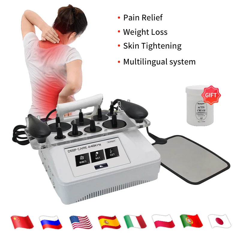 Kuanyew INDIBA Tecar RF Microcurrent Body Shaping Massager