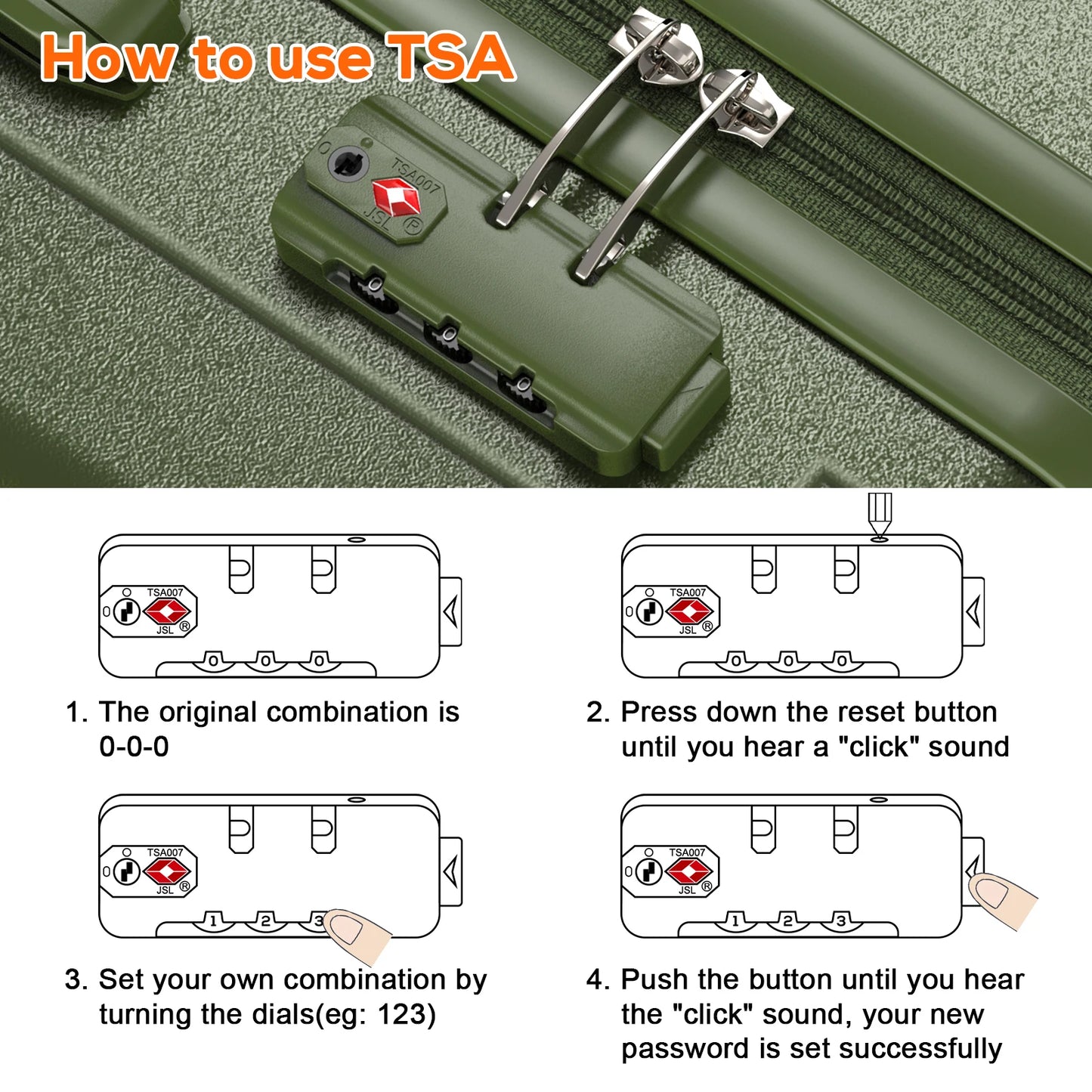 Joyway 6 Piece Travel Luggage Set with Expandable Spinner Wheels