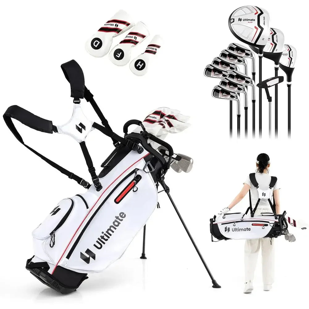 Women's Golf Club Complete Set With Driver Irons Putter Bag