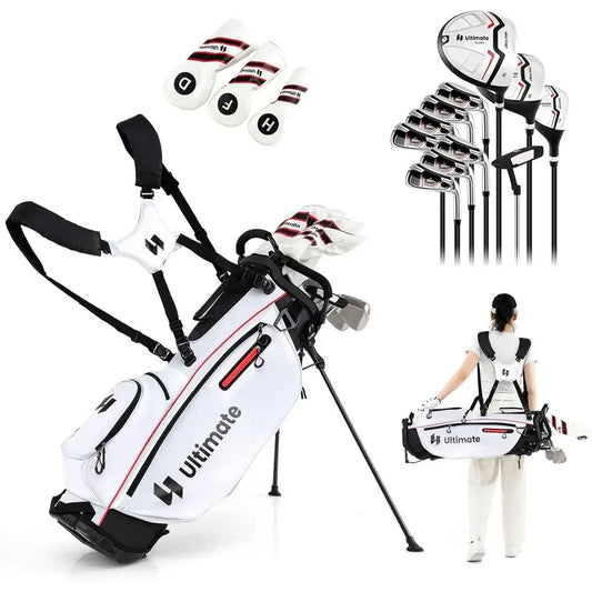 Women's Golf Club Complete Set With Driver Irons Putter Bag