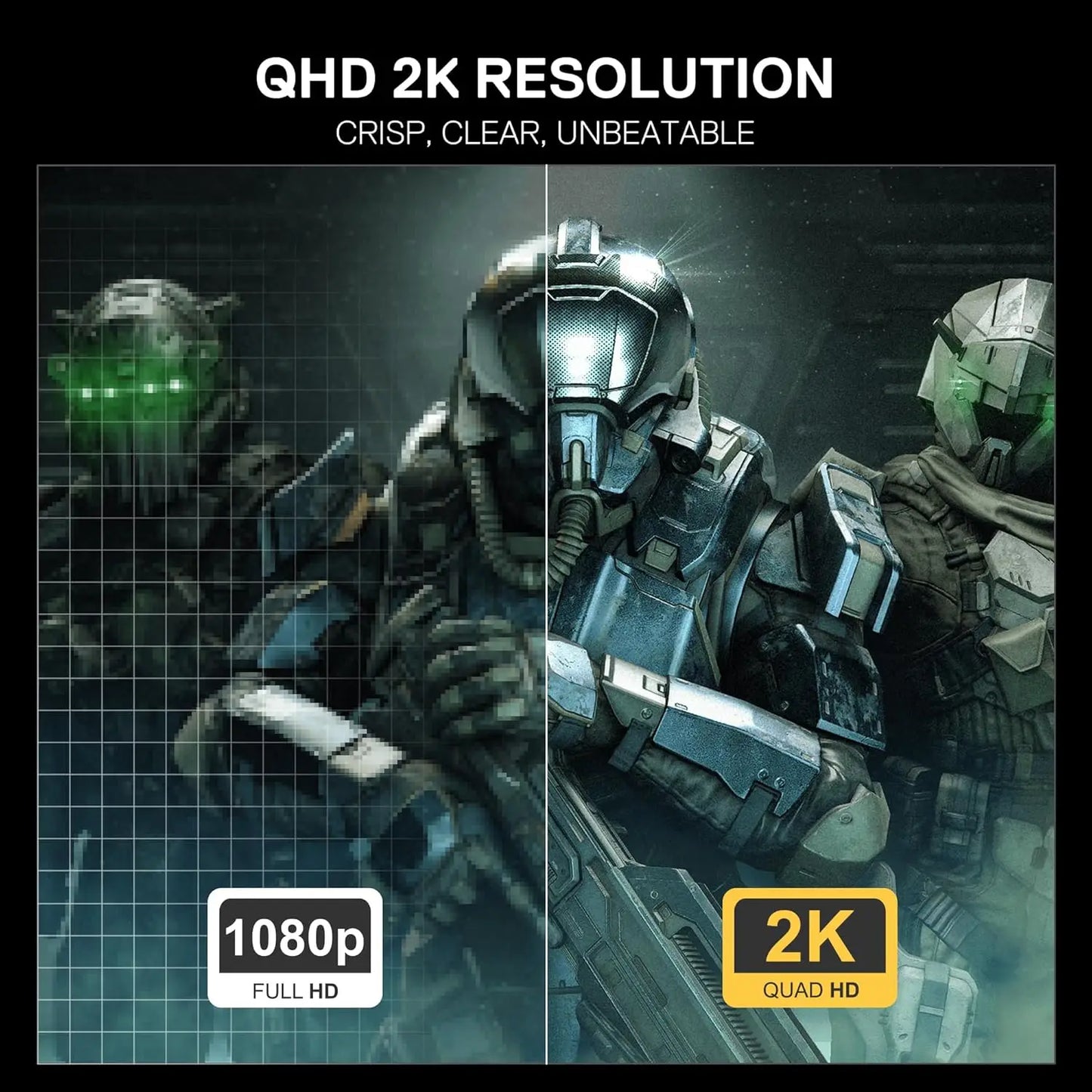 Redragon Gm272 OLED Flat Gaming Monitor QHD 2560x1440 360Hz AMD FreeSync Premium