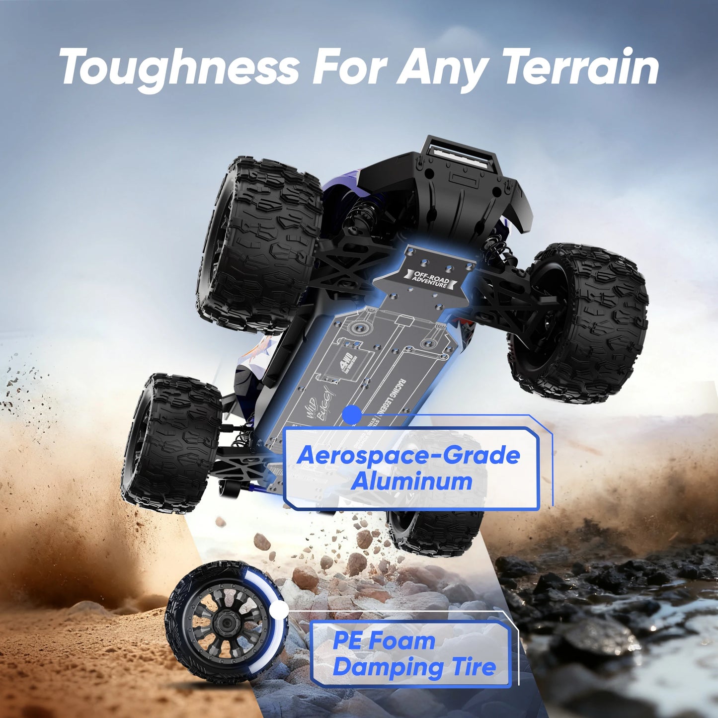 JIUSI RC Truck MT14R PT14R 3600KV 1To14 Scale All Terrain 4x4 High Performance Remote Control Car For RC Enthusiasts