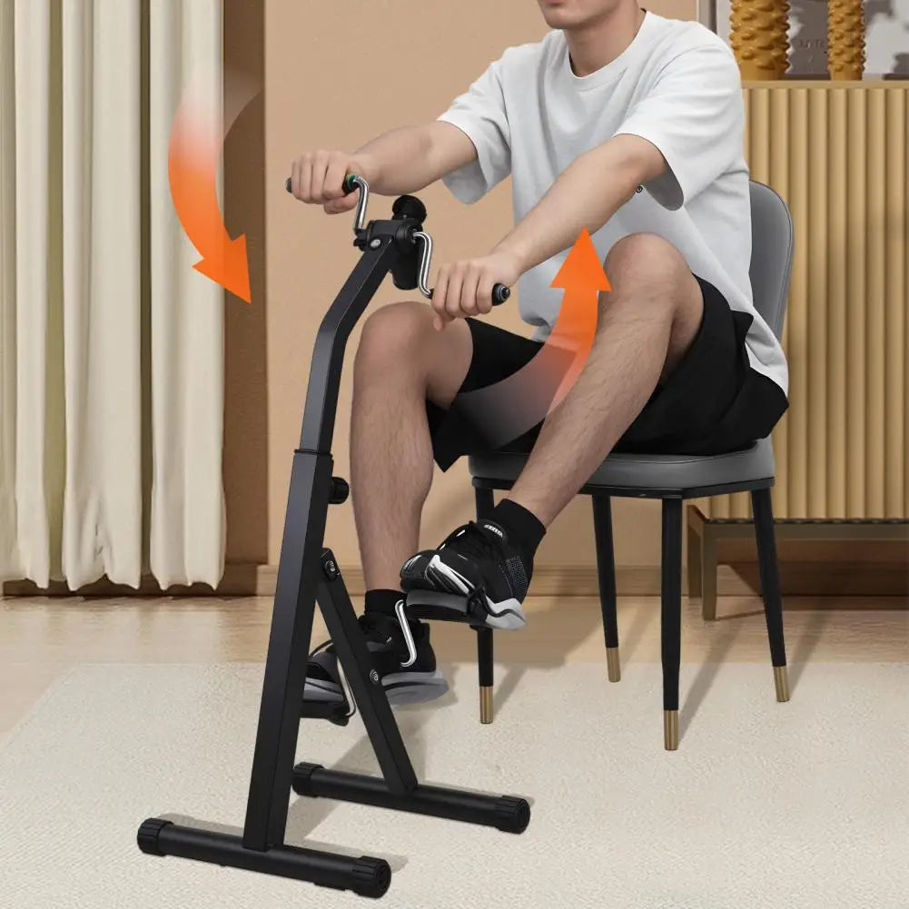 Adjustable Hand And Leg Pedal Exerciser For Seniors Fitness Training