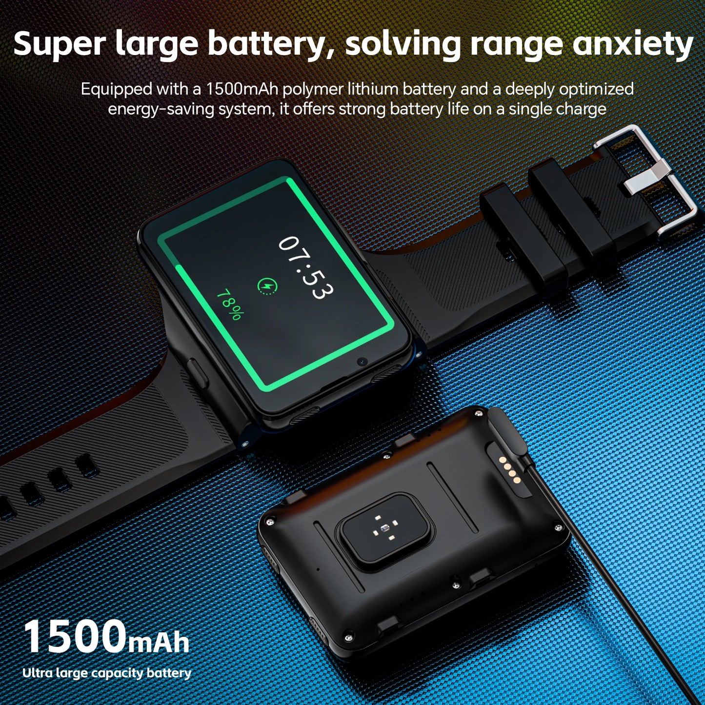 LOKMAT APPLLP MAX Android Smart Watch 4G Phone Connectivity