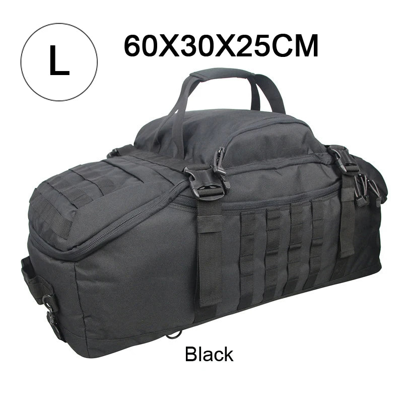 LQARMY Outdoor Tactical Backpack Molle Bag for Hiking Camping Travel