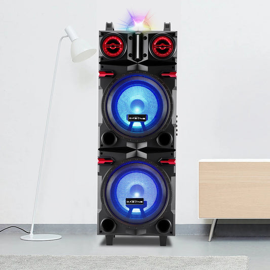 CURUK 9000W Portable Party Bluetooth Speaker USB FM TF LED