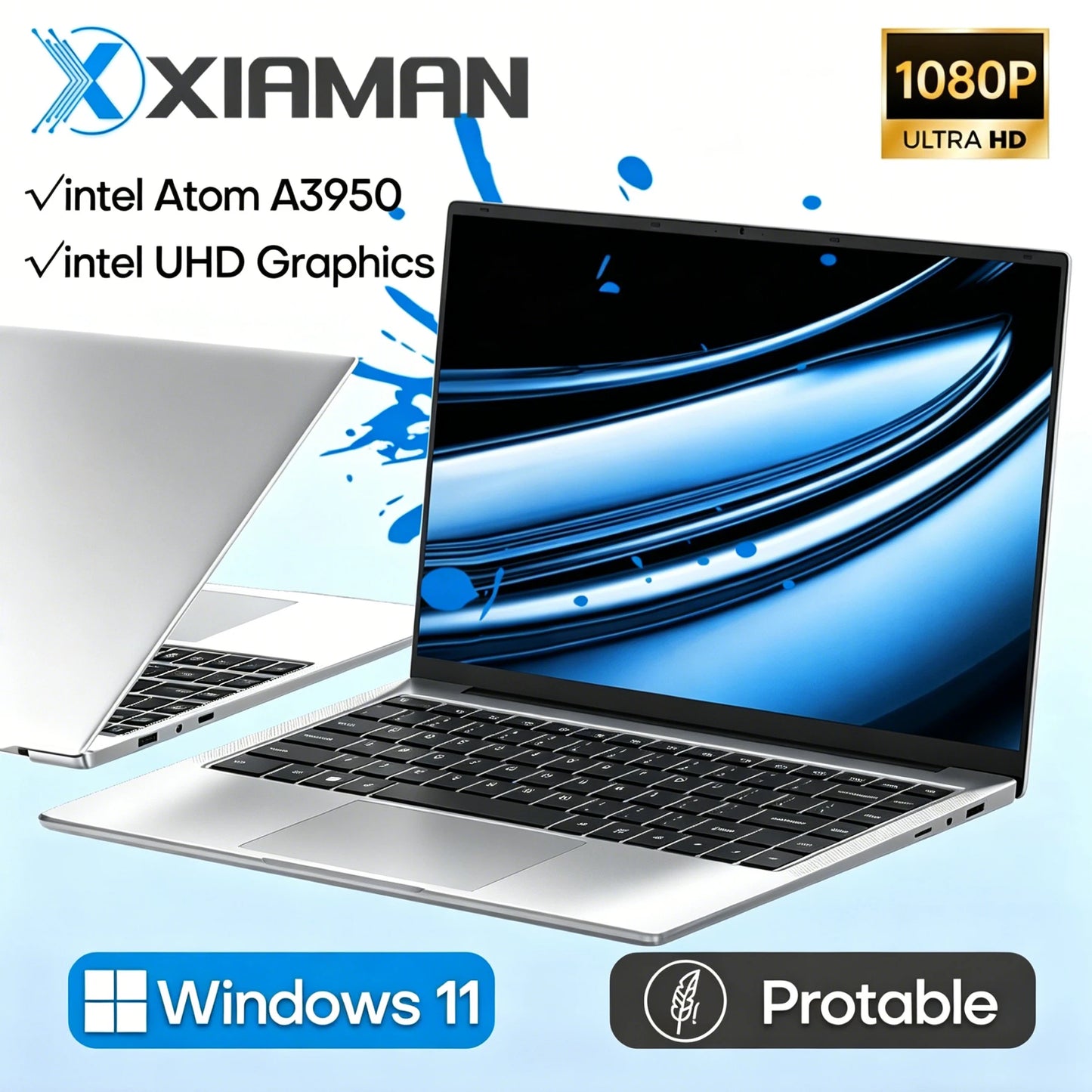 Xiaman 14.1 Inch Windows 11 Pro Laptop Computer