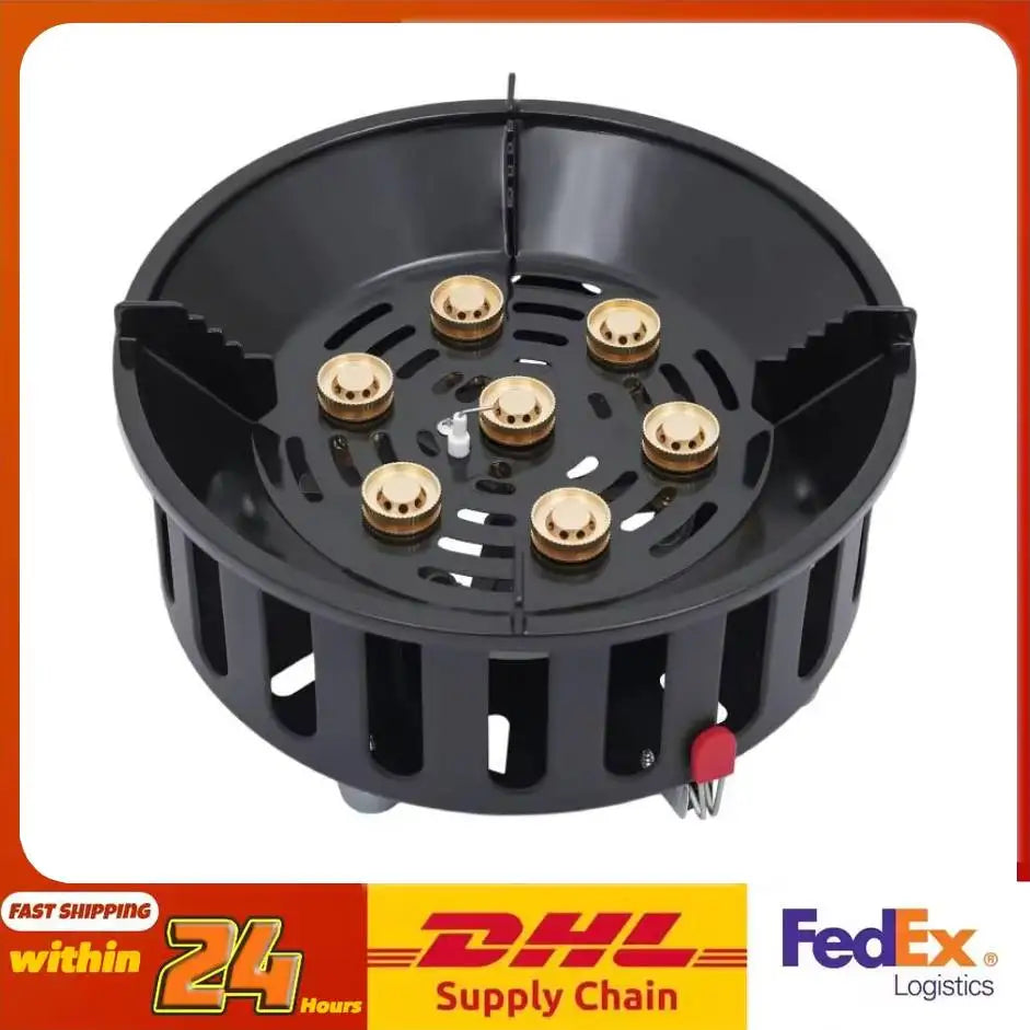Portable Windproof Gas Stove 72000BTU Cooker With Ignition For Outdoors