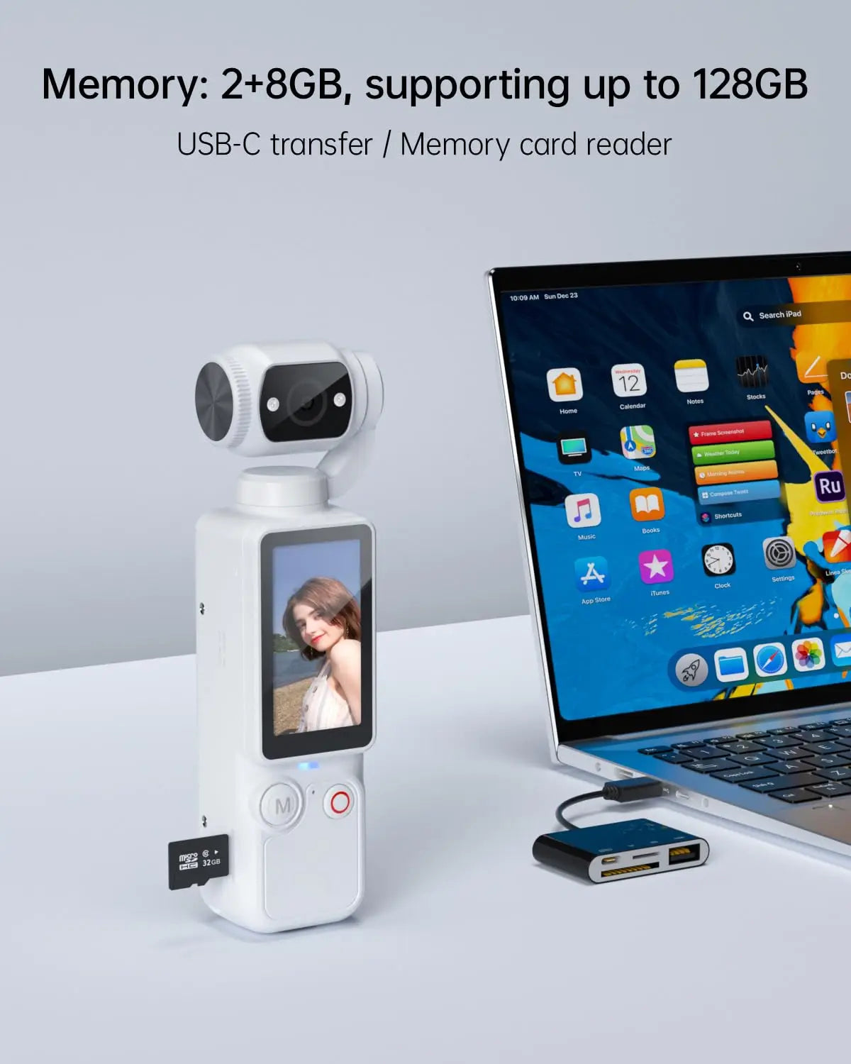 W&O Portable 1MP Camera With 4K Video And 16x Zoom
