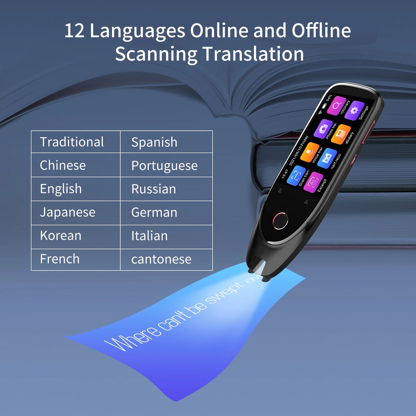 Bisofice S50 Dictionary Translation Pen Scanner Translator Device