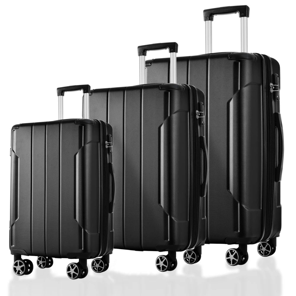 Hardside ABS Luggage Set With TSA Lock For Family Travel