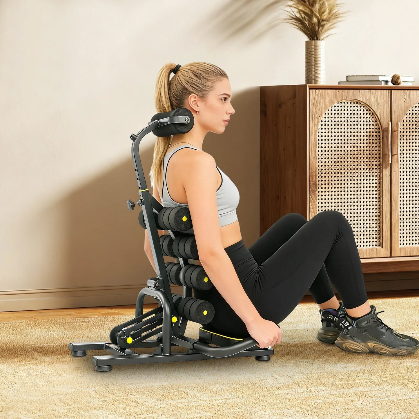 Adjustable Inversion Table For Back Pain Relief And Stretching