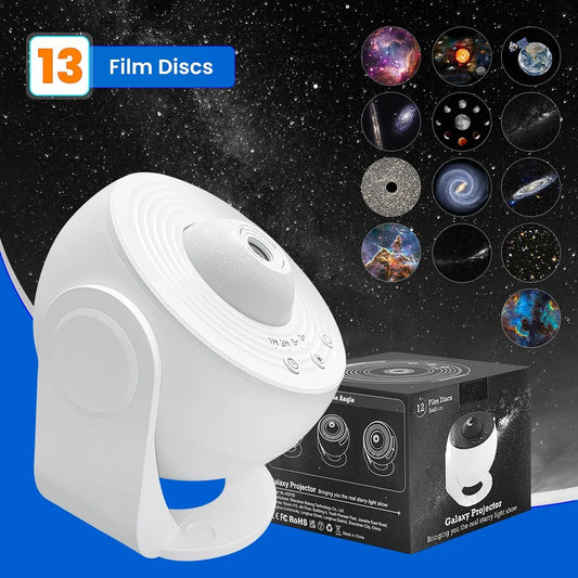 Aiopp 13 In 1 Star Projector Galaxy Planetarium Night Light For Bedroom