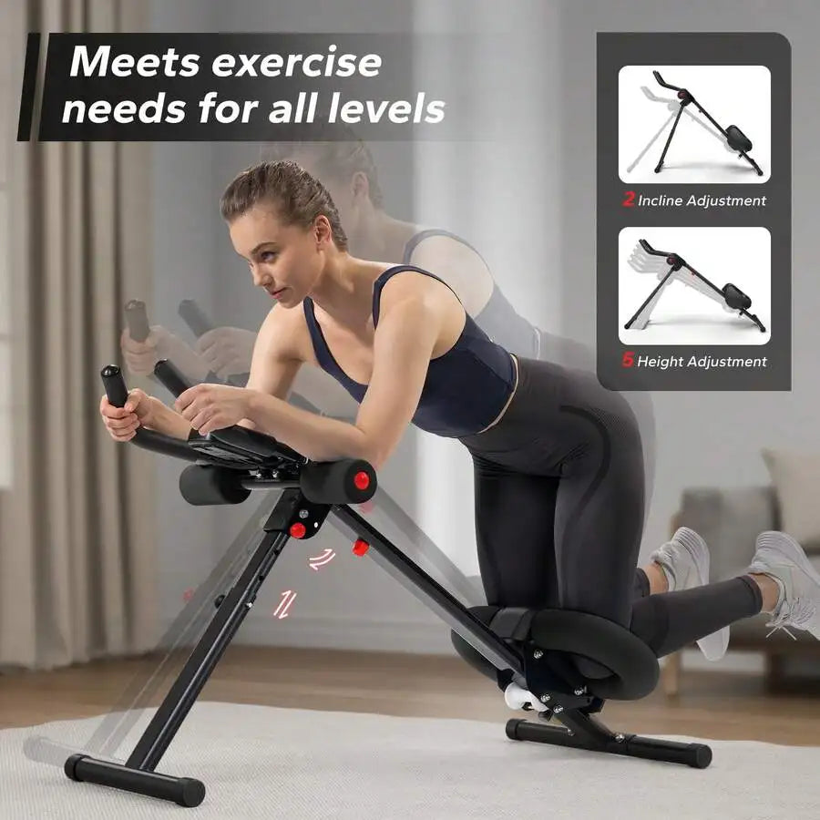 Adjustable Foldable Ab Trainer Machine For Effective Abdominal Training